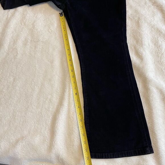 Free People Pants In My Feelings Velvet Crop Slim Flare In Black sz L NWOT - Picture 4 of 6